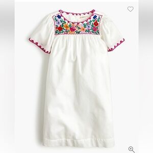 Crewcuts girls Mexican embroidered bib dress